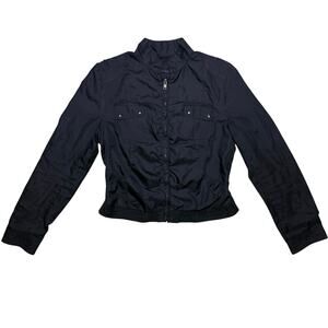 Last Kiss Jacket OOAK Bomber Jacket Upcycled Juniors Size Medium